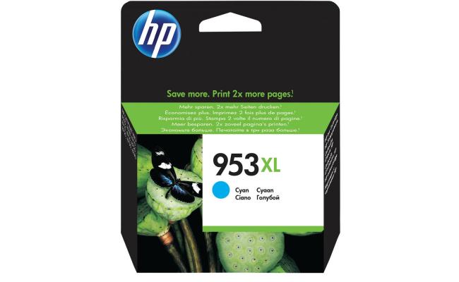 HP 953XL F6U16AE High Yield Cyan Ink Cartridge