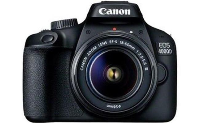 Canon EOS 4000D + EF-S 18-55mm III SLR Camera Kit 18 MP 5184 x 3456 pixels