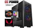 CC Power VEGA 7 I Gaming PC 5Gen AMD Ryzen 5 w/ RX VEGA 7 AIR Cooler